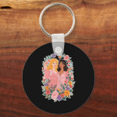 Girls Friendship Bloom Ies Sisterhood Together Lau Sleutelhanger (Voorkant)
