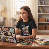 Girls' Fuzzy Logic Tech Pun T-shirt
