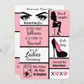 Girls Getaway Kaart (Voorkant / Achterkant)
