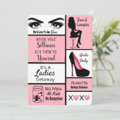 Girls Getaway Kaart (Staand voorkant)