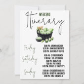 Girls' Getaway, Spa, Bachelorette Weekend Party Kaart (Achterkant)