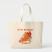 Girls Getaway Weekend T-shirts en cadeautjes Grote Tote Bag (Voorkant)