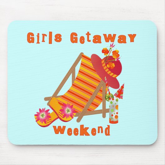 Girls Getaway Weekend T-shirts en cadeautjes Muismat (Voorkant)