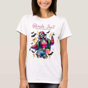 Girls Ghouls Night Out Volwassenen Halloween Fees T-shirt