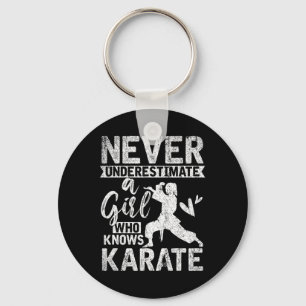 Girls Gift onderschat nooit een meisje dat Ka kent Sleutelhanger