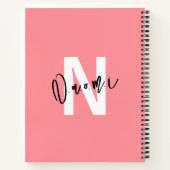Girls’ Gift – Personalized N Letter Name Naomi  Notitieboek (Achterkant)