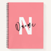 Girls’ Gift – Personalized N Letter Name Naomi  Notitieboek (Voorkant)