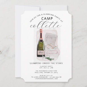 Girls Glamping Party Weekend Kaart