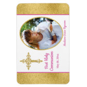 Girls Gold White Pink Heilige Commune Foto Magnet Magneet (Verticaal)