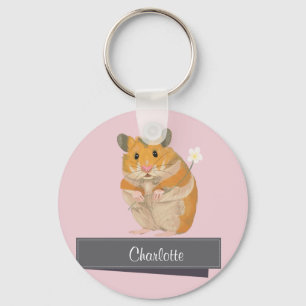 Girls Golden Hamster Sleutelhanger