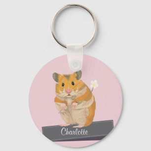 Girls Golden Hamster Sleutelhanger