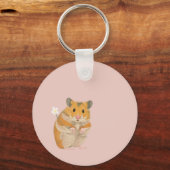 Girls Golden Hamster Sleutelhanger (Achterkant)