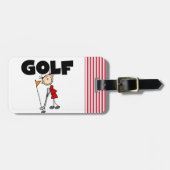 Girls GOLF Bagagelabel (Voorkant horizontaal)