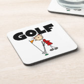 Girls GOLF Drankjes Onderzetter (Linkerzijde)