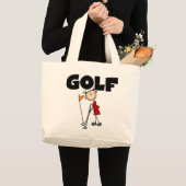 Girls GOLF Grote Tote Bag (Voorkant (product))