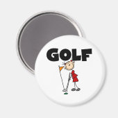 Girls GOLF Magneet (Voorkant / Achterkant)