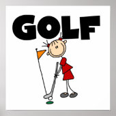 Girls GOLF Poster (Voorkant)