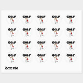 Girls GOLF Ronde Sticker (Vel)