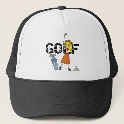 Girls Golf Trucker Pet (Voorkant)