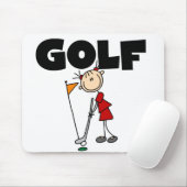 Girls GOLF Tshirts en Gifts Muismat (Met muis)