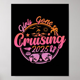 Girls Gone Cruising 2025 Cruise Vakantie Zomer Ma Poster