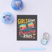 Girls Gone Cruising 2025 Reizen Meisjes Trip Flyer (Enkel)