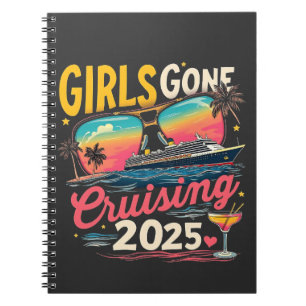 Girls Gone Cruising 2025 Reizen Meisjes Trip Notitieboek