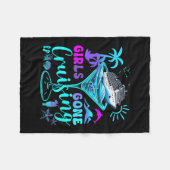Girls Gone Cruising 2025 Vacation Trip Weekend Gir Fleece Deken (Voorkant (Horizontaal))