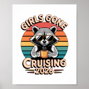 Girls Gone Cruising 2026 Cruise Vakantie Trip Racc Poster