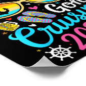 Girls Gone Cruising Vakantie 2025 Party Cruise Poster (Hoek)