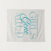 Girls Gone Mild - Aangepaste Bachelorette Design T Wandkleed (Voorkant (horizontaal))