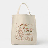 Girls Gone Mild Bachelorette Party Canvas tassen (Achterkant)