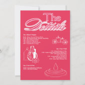 Girls Gone Mild Bachelorette Reisfeest Kaart (Achterkant)