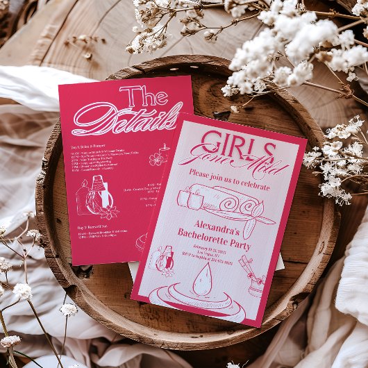 Girls Gone Mild Bachelorette Reisfeest Kaart