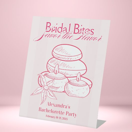 Girls Gone Mild Bachelorette reisschema Reclamebord Met Voetstuk