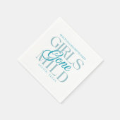 Girls Gone Mild Blue Bachelorette Servet (Hoek)