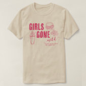 Girls Gone Mild Bruidsmeisje Bach T-shirt (Design voorkant)