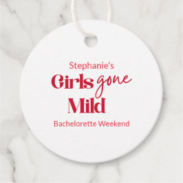 Girls Gone Mild Chic Bachelorette Beach Weekend Bedankjes Labels