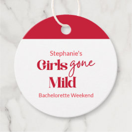 Girls Gone Mild Classic Bachelorette Beach Weekend Bedankjes Labels