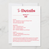 Girls Gone Mild Classic Bachelorette Beach Weekend Kaart (Achterkant)