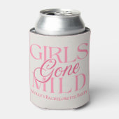 Girls Gone Mild - Custom Bachelorette Design Blikjeskoeler (Blikje Voorkant)
