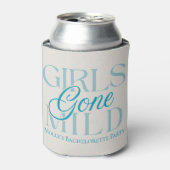 Girls Gone Mild - Custom Bachelorette Design Blikjeskoeler (Blikje Voorkant)