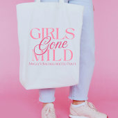 Girls Gone Mild - Custom Bachelorette Design Tote Bag