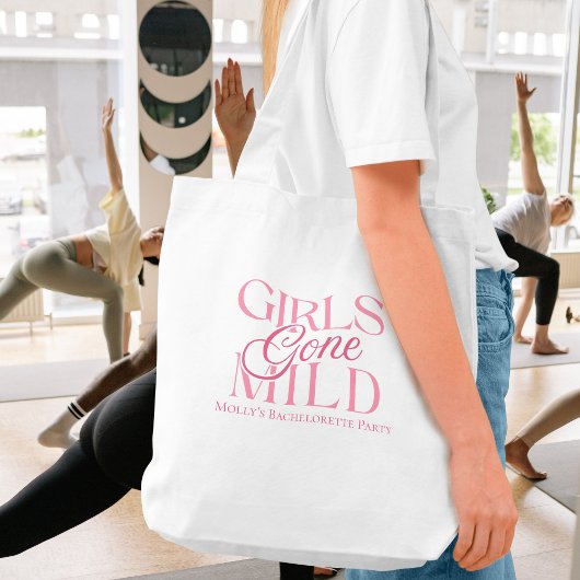 Girls Gone Mild - Custom Bachelorette Design Tote Bag