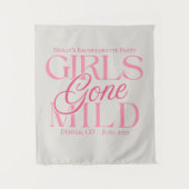 Girls Gone Mild - Custom Bachelorette Design Wandkleed (Voorkant)