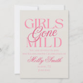 Girls Gone Mild - Grappig Chill Bachelorette Desig Kaart (Voorkant)