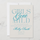 Girls Gone Mild - Grappig Chill Bachelorette Desig Kaart (Voorkant)