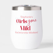 Girls Gone Mild Klassiek Afscheid Weekend Wit (Voorkant)