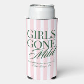 Girls Gone Mild Pajama Spa Bachelorette Weekend Seltzer Blikjeskoeler (Seltzer Achterkant)
