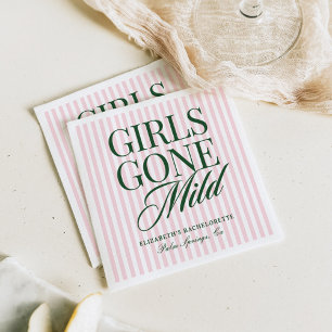 Girls Gone Mild Pajama Spa Bachelorette Weekend Servet